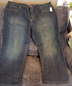 NWT Old Navy 44x30 Dark Blue Loose Fit Jeans